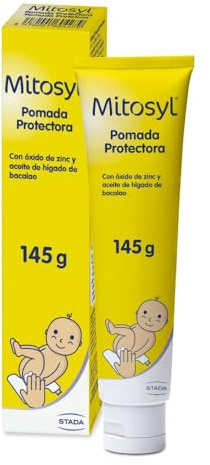Mitosyl - Crema de pañal protectora - Previene y trata las irritaciones de la piel del bebé por rozaduras del pañal - 145gr