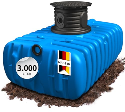 4rain Flat S Flachtank 3000 Liter inkl. Schachtverlängerung