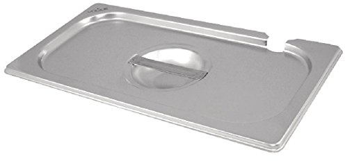 Vogue Stainless Steel 1/9 Gastronorm Notched Lid - Food Container Cover CB176