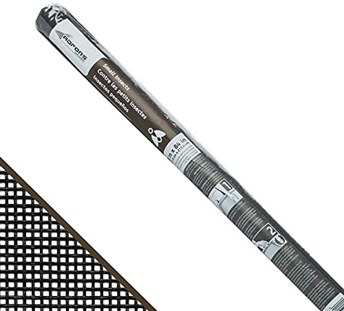 ADFORS Small Insect Screen, 48 inches x 84 Inches Roll - Tiny Insect Replacement Screen for Windows and Doors - Charcoal