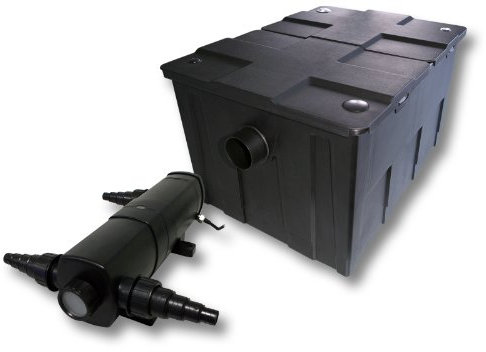 Set SunSun: filtro de estanque bio 60000l 24W clarificador