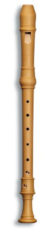 Mollenhauer 5206 Denner Alt-Blockflöte Birnbaum hell Natur-Holz Barock Doppelloch