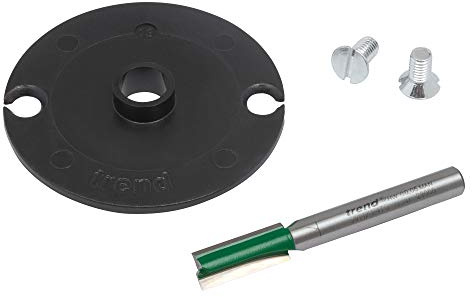 Trend Routing Workshop Jigs Letter and Number Cutter/Bush Pack, 1/4 Inch Shank, TEMP/LN57X1/4