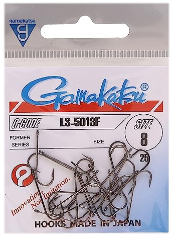 Gamakatsu Streamerhaken LS 5013 F - Größe 8 - Inhalt 25 Stück