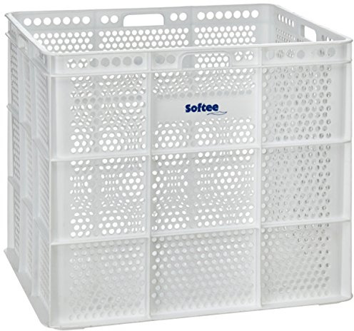 Softee Equipment 4132, Carro Portabalones Banasta Unisex Adulto, Blanc (White), S