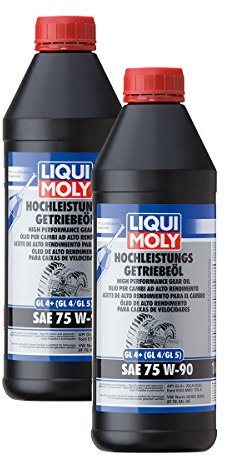 2x LIQUI MOLY 4434 Hochleistungs-Getriebeöl (GL4+) SAE 75W-90