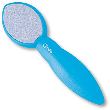 CREDO Duo Keramik Raspel POP ART, Reibflächen grob und fein, blau