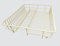 Delfinware Dish Drainer, Metal, Cream, 48.5 x 38 x 12 cm