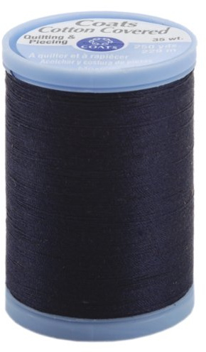 Cotton Covered Quilting & Piecing Thread 250yd-Navy