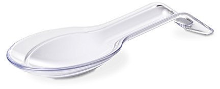 Omada Design Poggiamestolo Scomponibile, Made in Italy, Lavabile in Lavastoviglie, Linea Trendy, Colore Bianco/Trasparente