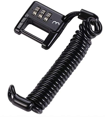 BBB Schlösser Fahrradschloss Minisafe BBL-52,schwarz, 3 x 1200mm