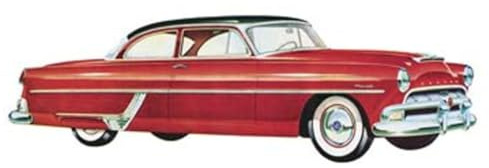 Moebius Model 1/25 1954 Hudson Hornet Club Coupe Plastic Model