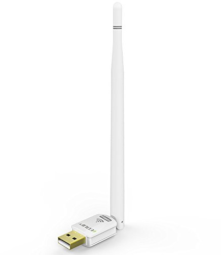 EDUP EP-N8552S Antenna WiFi 150Mbps 6dB Usb2 chipset MTK7601 con Driver per Tutti Windows da XP a 10 su Memoria Flash onboard - per Mac e Linux Vedi Link