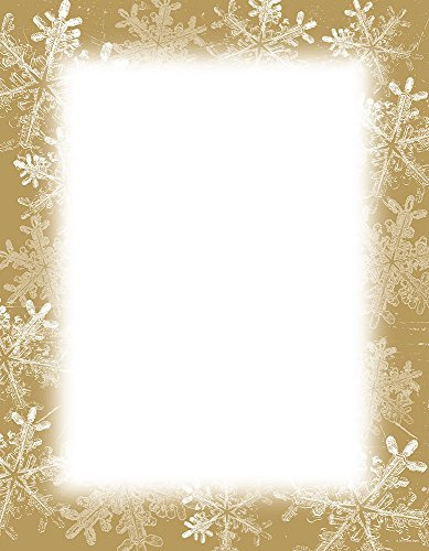 Great Papers! Frosted Holiday Wishes Letterhead, 250 sheets, 11 x 8.5 (2011593)