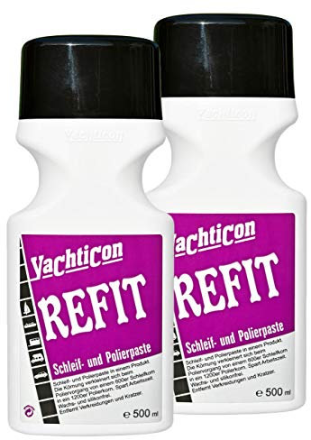 Yachticon Refit Schleif & Polierpaste - 2 Flaschen à 500ml = 1 Liter