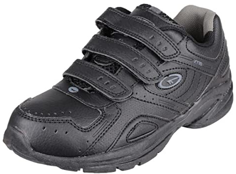 Hi-Tec Unisex-Kinder Xt115 Ez Jnr Hallenschuhe, Schwarz (Black/Charcoal)