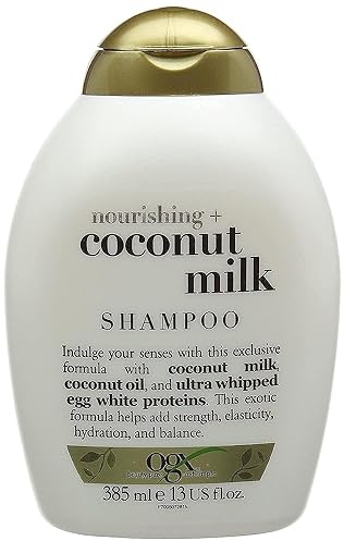 OGX Nourishing Coconut Milk Shampoo, 385 ml