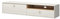 Germania 2321-247 Lowboard Calvi, Pinie-Weiß-Nb./Navarra-Eiche-Nb. 45 x 187 x 38 cm