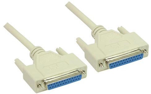 Nullmodem Kabel, 25-pol Buchse /Buchse, Länge: 3m, Good Connections®