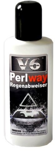 V6 PEARLWAY Regenabweiser - Regenabweiser für die Windschutzscheibe - Glasreiniger für den Durchblick - Scheibenreiniger Auto - Autoscheiben Reiniger - Glasreiniger Auto - Wohnwagen Zubehör