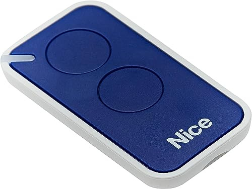 Telecomando Trasmettitore Per Cancelli Nice 2 Canali 433.92Mhz Era Inti Blu