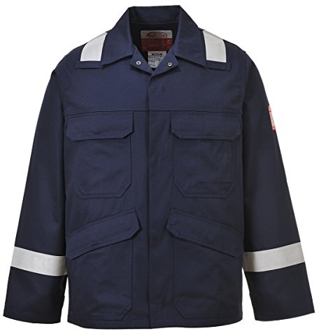 Portwest Chaqueta Bizflame Plus, Tamaño: XL, Color: Marino, FR25NARXL