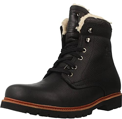 Panama Jack Panama 03 Aviator herr varmt fodrade Classics kort skaft stövlar & ankelstövlar, svart, 41 EU