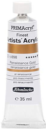 Schmincke – PRIMAcryl® - feinste Künstler-Acrylfarben, Renaissance Gold - 35 ml