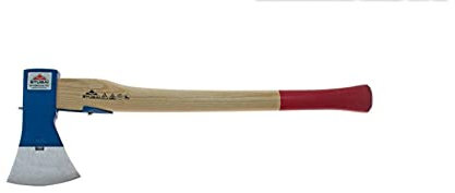 Stubai 671812 - Hacha forestal forma Rhein, con mango y anillo elástico, 1250 g