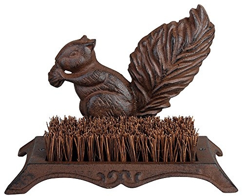 Esschert Design Schuhbürste Eichhörnchen 100% Gusseisen