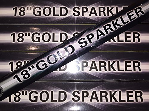 Celtic Fireworks 40 x 18 (45cm) Large Gold Sparklers, 450mm long, Fantastic for Weddings, Birthdays & Parties