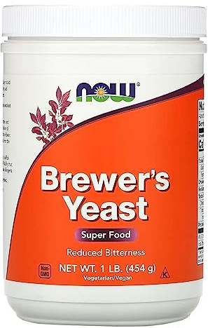 NOW Foods Brewer's Yeast, 1 Pound (Pack of 2)
