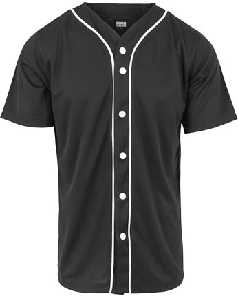 Urban Classics Baseball Mesh Jersey, Camiseta Hombre, Negro (Black), XL