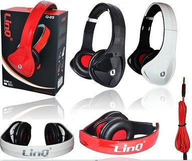 Cuffia Per DJ MIX Style pieghevoli IPOD MP3 SPORT Audio Professional Vari colori LINQ Q-05