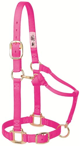Weaver Leather Original justerbar hästgrimma i nylon, diande, diva-rosa
