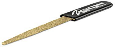 Kutzall Original 6 Warding Hand Rasp - Fine, Wood Rasp/File used for Woodworking & Shaping, W/Ergonomic Soft Grip Handle, Absrasive Tungsten Carbide Coating - 11 (279.4mm) Overall Length - WD6170