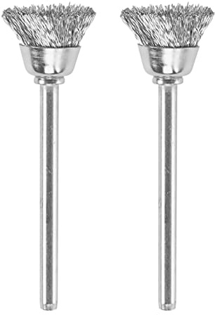 Dremel 442-02 Carbon Steel Brushes (2 Pack), 1/2 Diameter