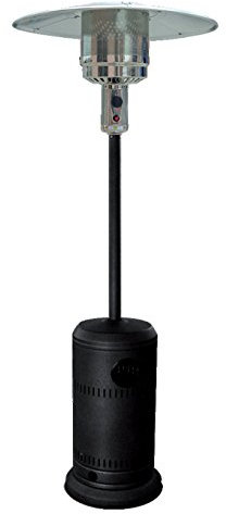 Termopatio nero a gas fungo per esterno 13 kw