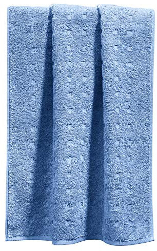 Möve Handtuch Quadretti Walk-Frottier hellblau Größe 50x100 cm