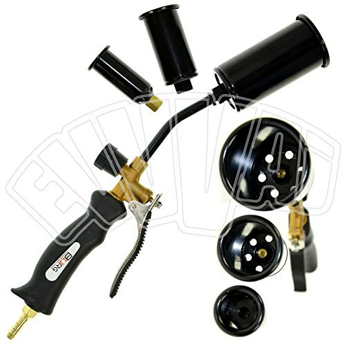 Quemador de palanca diám. 25-35-50 a norma Mechero Soplete de gas soldador y desbarnizador