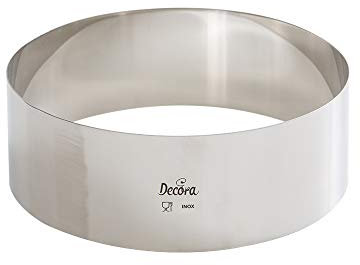 Decora 0063749 Cerchio Inox Ø 20 X H 6 Cm