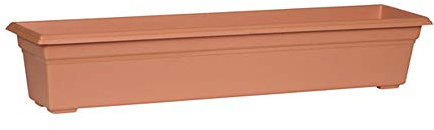 Novelty 16365 Countryside Flower Box Planter, 36-Inch, Terracotta