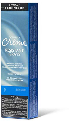 L'Oréal Technique Excellence Crème Resistant Grays Color - Dark Brown