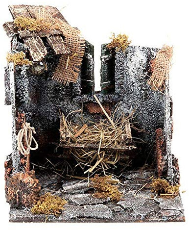 Holyart Stalla con mangiatoia e Luce 25X20X25