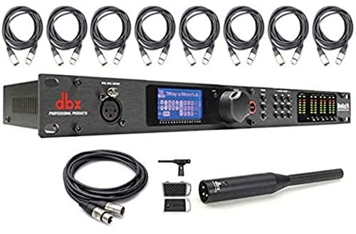 dbx DriveRack PA2 PA Management System w/ RTA-M Measurement Microphone, Cables Bundle