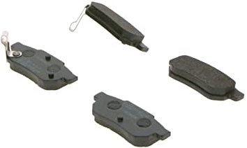 Bosch BP582 - Auto Bremsbeläge hinten - Bosch-Qualität - für leises Bremsen mit wenig Staub - ECE-R90 zertifiziert - kupferfrei - 1 Set mit 4 Bremsbelägen