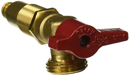 Oatey 38977 Washing Machine Outlet Box Valves, 1/4 Turn Pex 3/4 In. Nh, Red