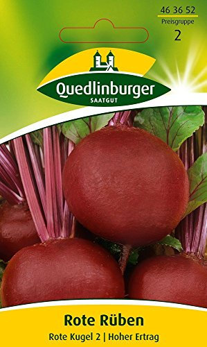 Rübensamen - Rote Rübe Rote Kugel 2 von Quedlinburger Saatgut