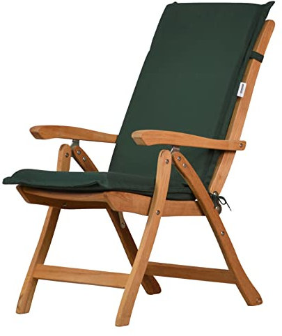 Kai Wiechmann Gartenmöbel Set Teak Hochlehner mit Auflage grün dunkelgrün Premium