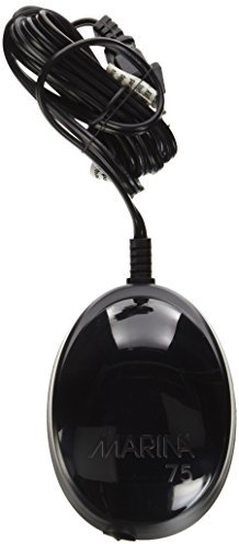 Marina 75 Air Pump for Aquariums upto 100 Litre,Black